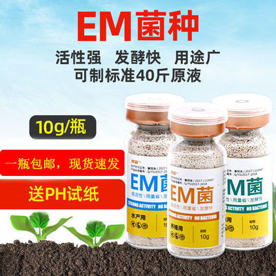 em菌粉水产种植养殖菌液 猪鸡牛羊粪便发酵剂 豆渣玉米饲料发酵床